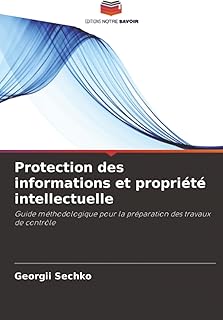 Protection des informations et propriété intellectuelle: Guide méthodologique pour la préparation des travaux de contrôle