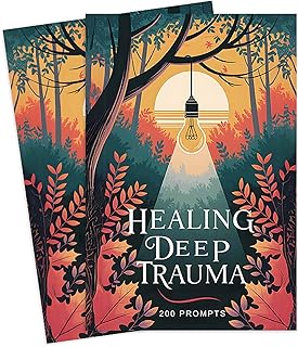 Livre de collé, journal de émotionnelle, guide de traumatisme pratique, portable et pratique, axé sur la croissance personnelle, 21 x 14 x 0,5 cm, pour voyage, maison, école